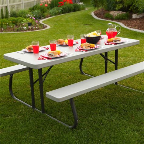 6' lifetime folding picnic table